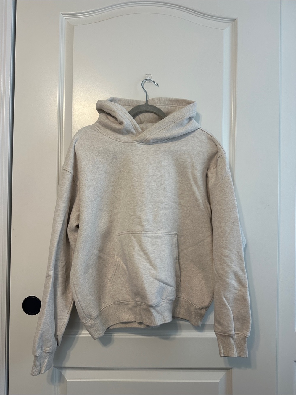 Aritzia Women's Pullover Hoodie in Light Oatmeal